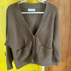 Shaina Mote Merino Wool & Cashmere Cardigan